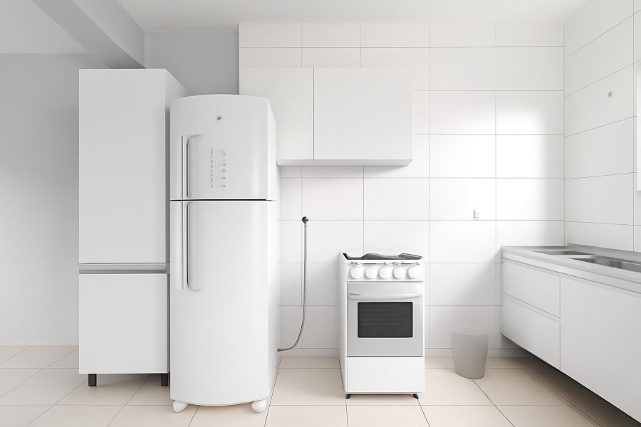 Cozinha Americana e �rea de Servi�o: Layout inteligente que facilita o dia a dia, com lavanderia ventilada e separada da �rea social.